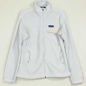 Patagonia Women's Full-Zip Re-Tool Fleece Jacket  Birch White/Linen, L